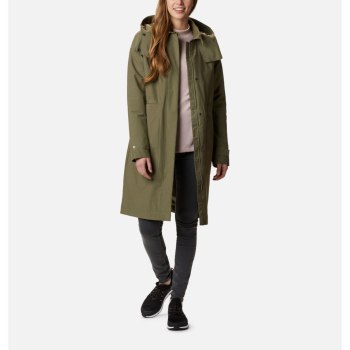 Columbia Firwood Parka, Chamarras Grises Verdes Para Mujer | 089354-THG